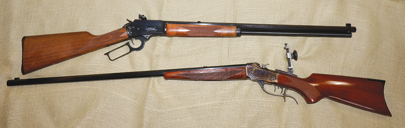 Rifles used for testing.